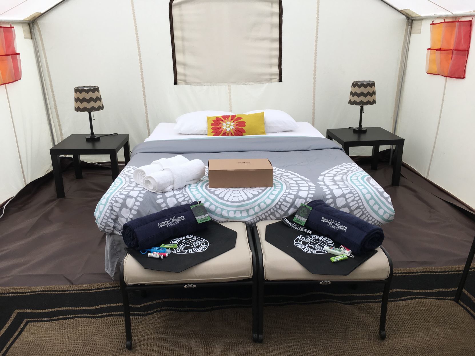 Camping in luxury